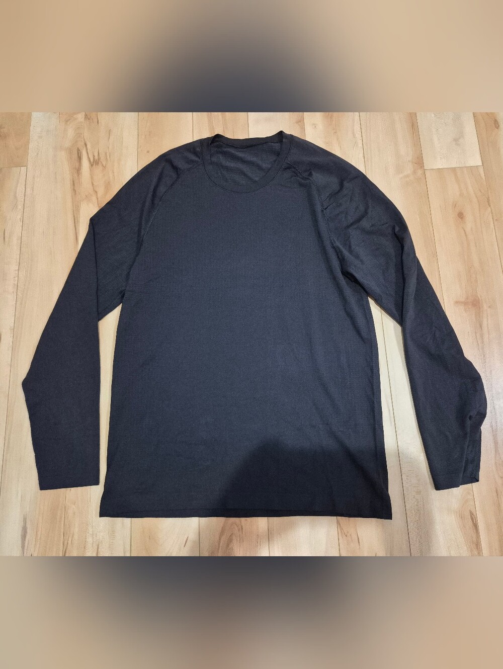 Lululemon men's medium (I think) thin long sleeve black shirt